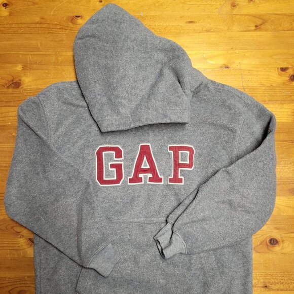 Gap Grey Hoodie Size S (5-6) - Picture 4 of 5